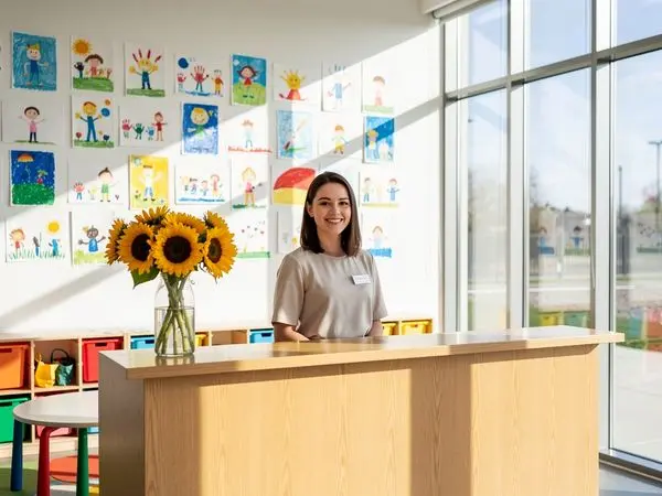 Modern daycare reception