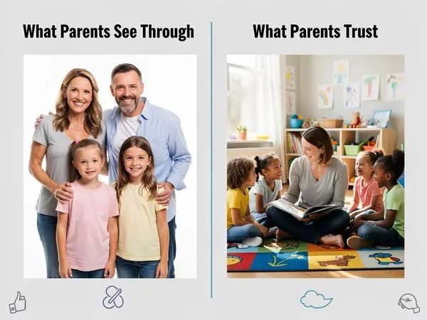 Stock photo vs authentic classroom photo